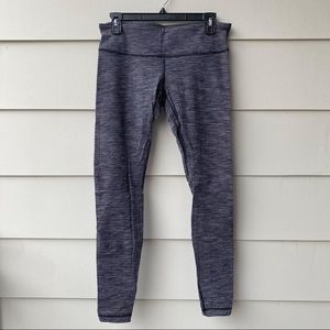 Grey/White Lululemon Leggings